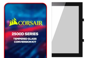 Corsair 2500D Series Tempered Glass Conversion Kit - Black